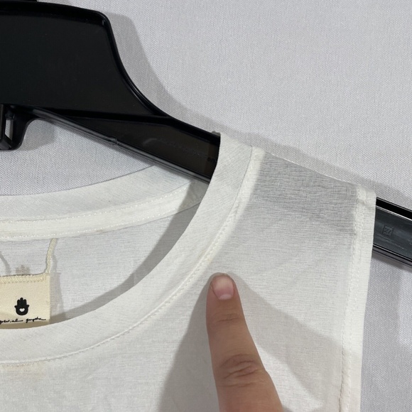 NEW $62 Spiritual Gangster [ Large ] Rainbow Muscle‎ Tank Top in White - Picture 10 of 16